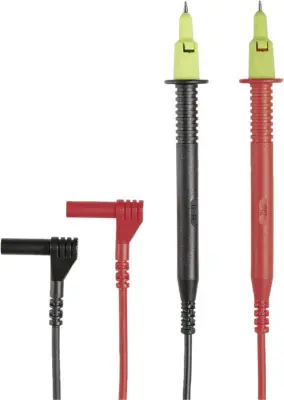 Varnostni merilni kabel-set [testna konica - 4 mm-vtič] 130 cm črne/rdeče barve Gossen Metrawatt KS17-2