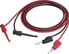 VOLTCRAFT MSL-102 merilni vod 4 mm moški konektor  1.00 m črna\, rdeča 1 kos