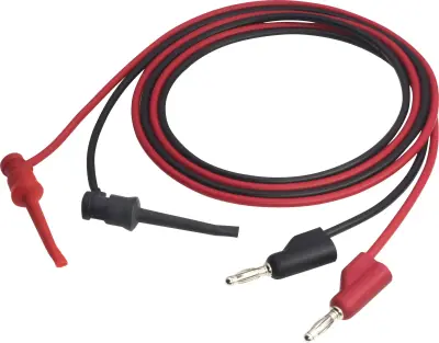 VOLTCRAFT MSL-102 merilni vod 4 mm moški konektor  1.00 m črna\, rdeča 1 kos