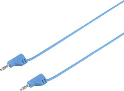 VOLTCRAFT MSB-200 merilni vod lamelni vtič 2 mm lamelni vtič 2 mm 30.00 cm modra 1 kos