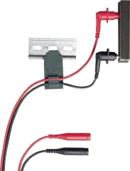 Varnostni merilni kabel-set [testna konica - vtičnica 4 mm] črne\, rdeče barve Gossen Metrawatt Z502Z