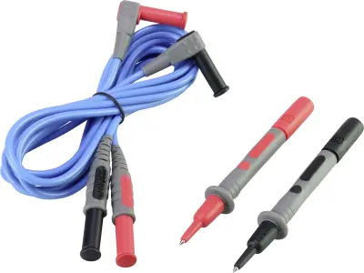 VOLTCRAFT MSL-504 merilni vod moški konektor 4 mm testna špica 1.20 m modra 1 kos