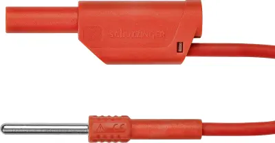 Schützinger AL 8323 / 1 / 100 / RT adapterski kabel moški konektor 4 mm moški konektor 4 mm  rdeča 1 kos