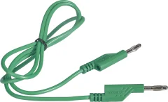 VOLTCRAFT  merilni vod lamelni vtič 4 mm lamelni vtič 4 mm 1.00 m zelena 1 kos