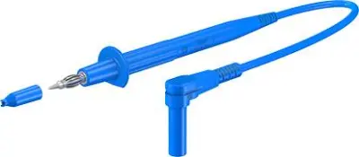 Stäubli XPF-484 varnostni merilni kabel 4 mm varnostni vtič 4 mm varnostni vtič 1.50 m modra 1 kos