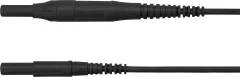 Schützinger MSFK B441 / 1 / 100 / SW merilni kabel [moški konektor 4 mm - moški konektor 4 mm]  črna 1 kos