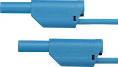 Schützinger VSFK 6000 / 1 / 100 / BL povezovalni kabel [moški konektor 4 mm - moški konektor 4 mm]  modra 1 kos