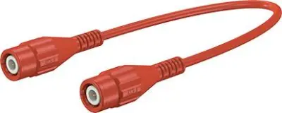 Stäubli XLSS-58 varnostni merilni kabel BNC moški konektor BNC moški konektor 2.00 m rdeča 1 kos