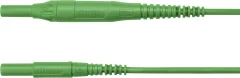 Schützinger MSFK B441 / 1 / 100 / GN merilni kabel [moški konektor 4 mm - moški konektor 4 mm]  zelena 1 kos