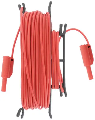 Metrel A 1640 varnostni merilni kabel banana moški konektor 4 mm banana moški konektor 4 mm 20 m rdeča 1 kos