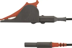 Schützinger KML 7852 Au / SAK / 150 / RT merilni kabel [moški konektor 4 mm - Kelvin sponka]  rdeča 1 kos