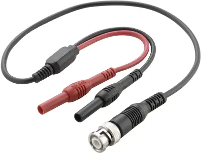 VOLTCRAFT  BNC merilni kabel  0.50 m črna\, rdeča