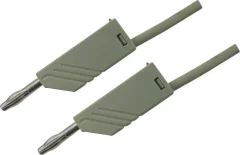 4mm PVC-test lead\, on both sides stackable plugs\, 2\,5mm²\, 150 cm