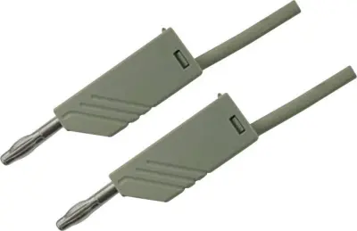 4mm PVC-test lead\, on both sides stackable plugs\, 2\,5mm²\, 150 cm