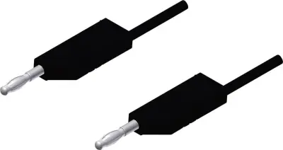 Merilni kabel 0\,25m črna\, SKSHirschmann MLN 25/2\,5 sw 934059100 SKS Hirschmann
