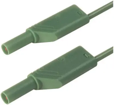 4 mm safety test lead\, 2x stackable plugs\, 2\,5 mm²\, 200 cm