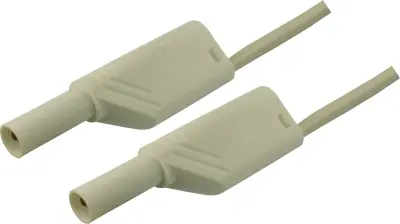 4 mm safety test lead\, 2x stackable plugs\, 2\,5 mm²\, 200 cm