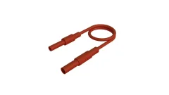 SKS Hirschmann MAL S GG-B 25/2\,5 rot varnostni merilni kabel [4 mm varnostni vtič - 4 mm varnostna vtičnica] 25 cm rdeča 1 kos
