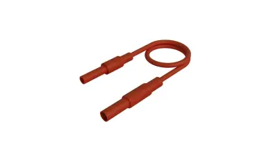 SKS Hirschmann MAL S GG-B 200/2\,5  rt varnostni merilni kabel 4 mm varnostni vtič 4 mm varnostna vtičnica 200 cm rdeča 1 kos