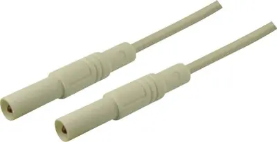 4 mm safety test lead\, 2x straight plugs\, 2\,5 mm²\, 200 cm