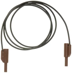 Metrel A 1342 varnostni merilni kabel [banana moški konektor 4 mm - banana moški konektor 4 mm] 1.50 m črna\, rjava 1 kos