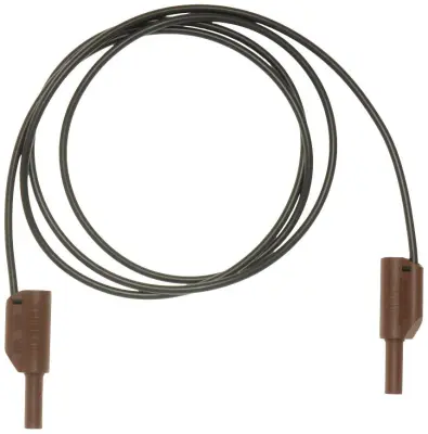 Metrel A 1342 varnostni merilni kabel banana moški konektor 4 mm banana moški konektor 4 mm 1.50 m črna\, rjava 1 kos