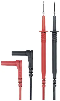 Gossen Metrawatt KS17-S merilni vod testna špica 4 mm moški konektor 1.50 m rdeča/črna 1 kos