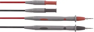 Rigol LEAD-DMM varnostni merilni kabel\, komplet lamelni vtič 4 mm testna špica 1.20 m črna\, rdeča 1 kos