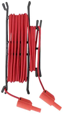 Metrel A 1527 varnostni merilni kabel banana moški konektor 4 mm banana moški konektor 4 mm 5 m rdeča 1 kos