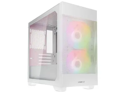 Ohišje Micro-ATX iz mrežastega snežnega kaljenega stekla Lian Li Lancool 205M