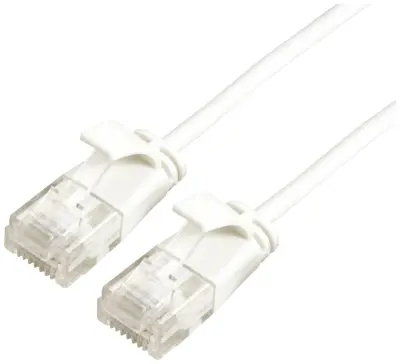 Roline 21.15.0983 RJ45 omrežni kabel\, Patch kabel CAT 6a U/UTP 3.00 m bela  1 kos