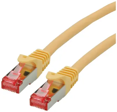 Roline 21.15.2624 RJ45 omrežni kabel\, Patch kabel CAT 6 S/FTP 1.50 m rumena  1 kos