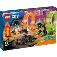 LEGO City 60339 Dvojna kaskaderska zanka