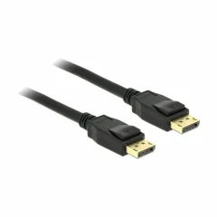 Delock kabel DisplayPort 3m 4K 60Hz črn 83807