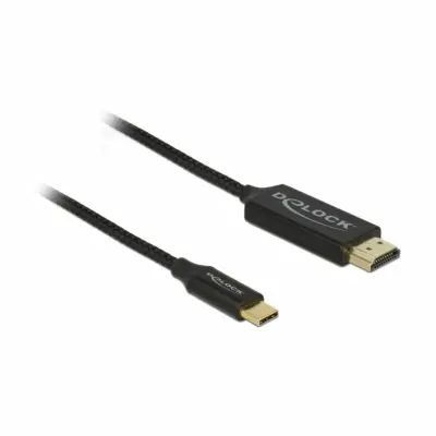 Delock kabel HDMI-USB TipC  2m 4K 60Hz 84905