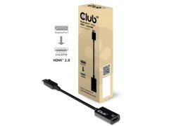 club3D CAC-1080 DisplayPort adapter [1x moški konektor DisplayPort - 1x ženski konektor HDMI] črna