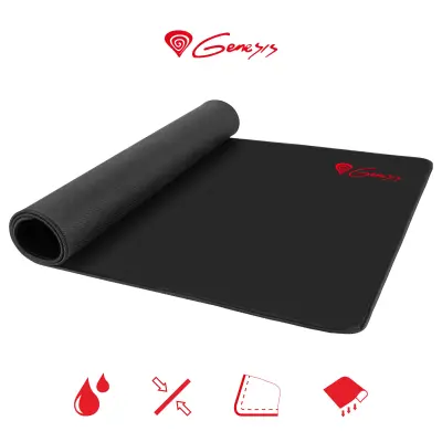 GENESIS CARBON 500 MAXI LOGO, vodoodporna, zaščiteni robovi, 900x450mm vrhunska Gaming podloga