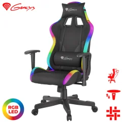 GENESIS TRIT 600 RGB, ergonomski, RGB LED osvetlitev, popolnoma nastavljiv gaming stol