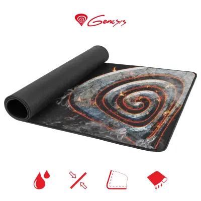 GENESIS CARBON 500 MAXI CAMO, vodoodporna, zaščiteni robovi, 900x450mm vrhunska Gaming podloga