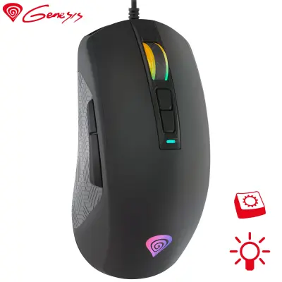 GENESIS Krypton 310 RGB LED osvetlitev, 4000dpi, 7 tipk, vgrajen spomin gaming optična miška