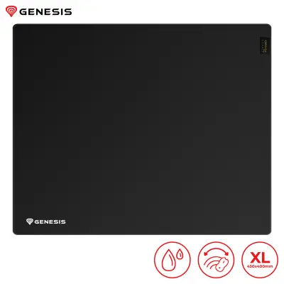 GENESIS CARBON 700 XL CORDURA 450x400mm, vodoodporna, zaščiteni robovi, protizdrsna podloga za miško