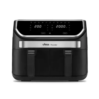 UFESA 9L Thunder 1700W digitalni zračni cvrtnik z dvojno posodo