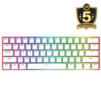 REDRAGON K630 RGB DRAGONBORN bela tipkovnica