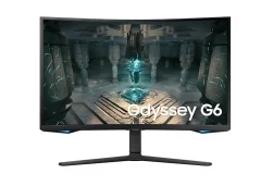SAMSUNG OdysseyG6 S32BG650EU 81,3cm (32") 2560x1440 Curved Gaming 240Hz VA 1ms HDMI DisplayPort 2xUSB3.0 Pivot Zvočniki  FreeSync Premium Pro BT WiFi HDR600 črn gaming monitor