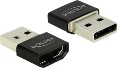 Zakleni MHL adapter [HDMI vtičnica =>USB 2.0 priključek A] Delock MHL adapter [HDMI-vtičnica => USB 2.0 vtič A]
