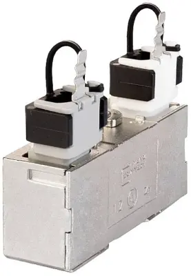 Metz Connect RJ45 omrežni adapter CAT 7a [1x RJ45 vtičnica - 1x RJ45 vtičnica]  srebrna