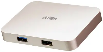 ATEN UH3235 USB-C 4K Ultra Mini priključna postaja s prenosom napajanja ATEN USB 2.0 adapter  UH3235