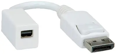 Roline 12.03.3132 DisplayPort / Mini-DisplayPort adapter  bela  0.15 m