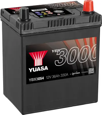 Yuasa SMF YBX3054 avtomobilska baterija  36 Ah  T1 / T3 Uporaba celic 0