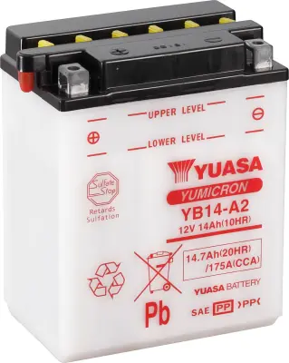 Yuasa YB14-A2 baterije za motorno kolo 12 V 14 Ah
